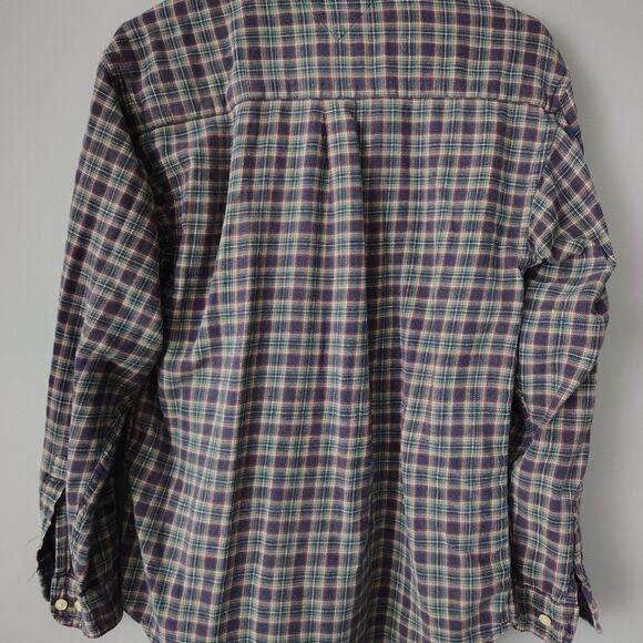 Vintage Tommy Hilfiger Mens button down flannel M - Picture 5 of 5